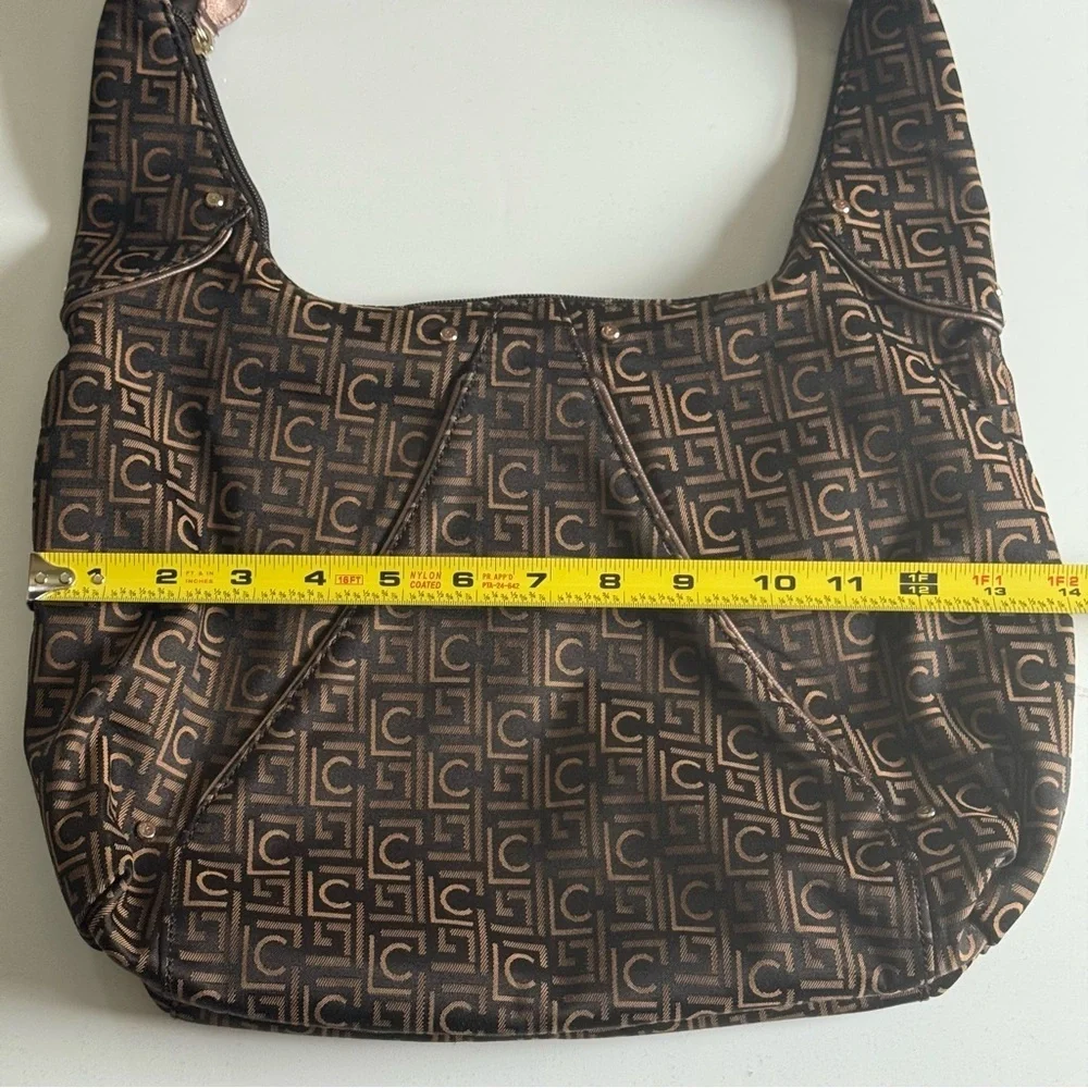 Liz Claiborne Monogram Handbag - Brown